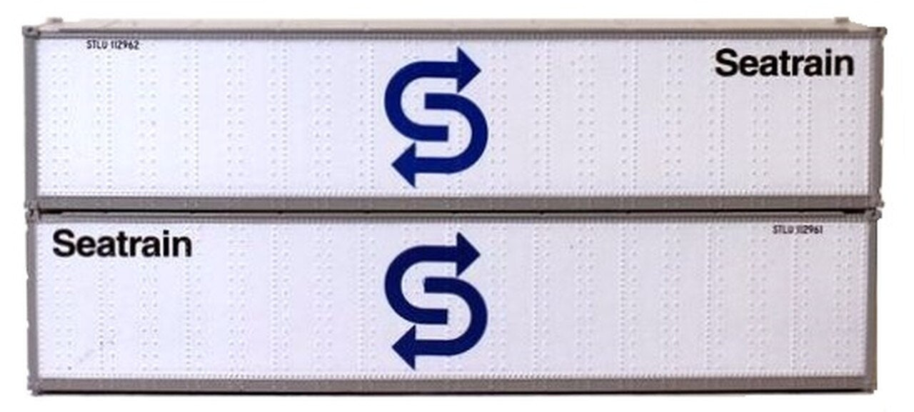 JTC Model Trains 405665 N Seatrain 40' Standard C.S. Container (Pack of 2)