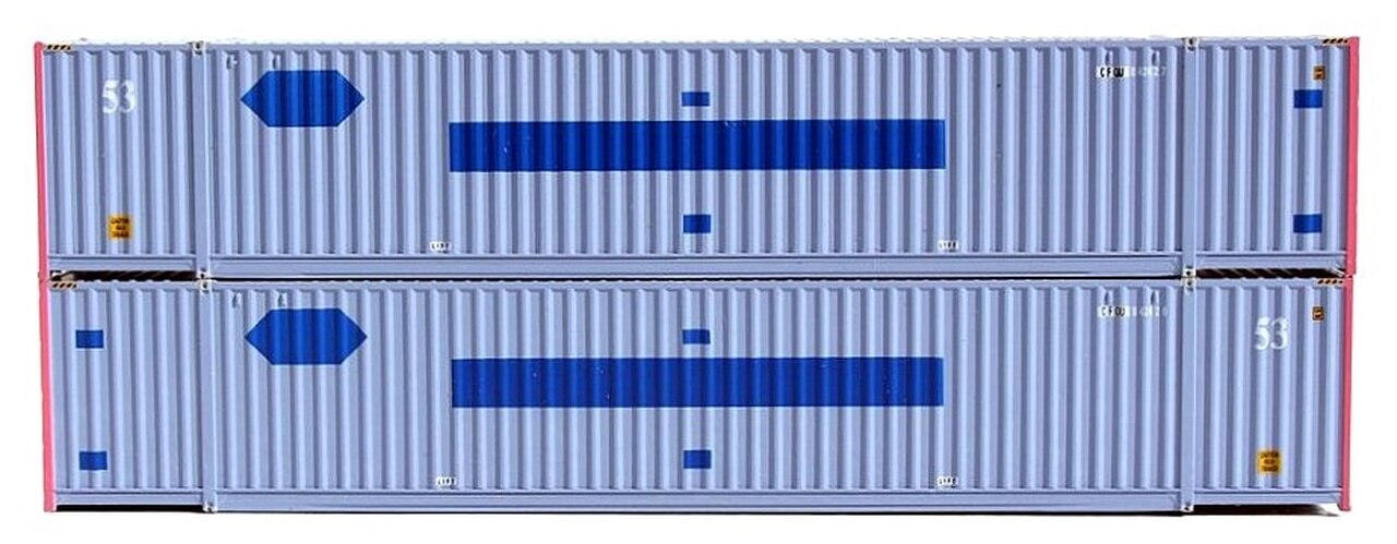 JTC Model Trains 535068 N COFC 53' Corrugated Hi-Cube Container (ex Pacer)