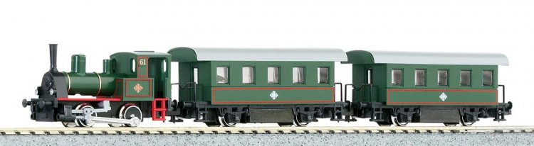 Kato 10-503-1 N Pocket Line Series Steam Locomotive (Set of 3)
