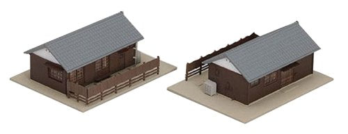 Kato 23-235 N Scale Building Section House Assembled (Set of 2)