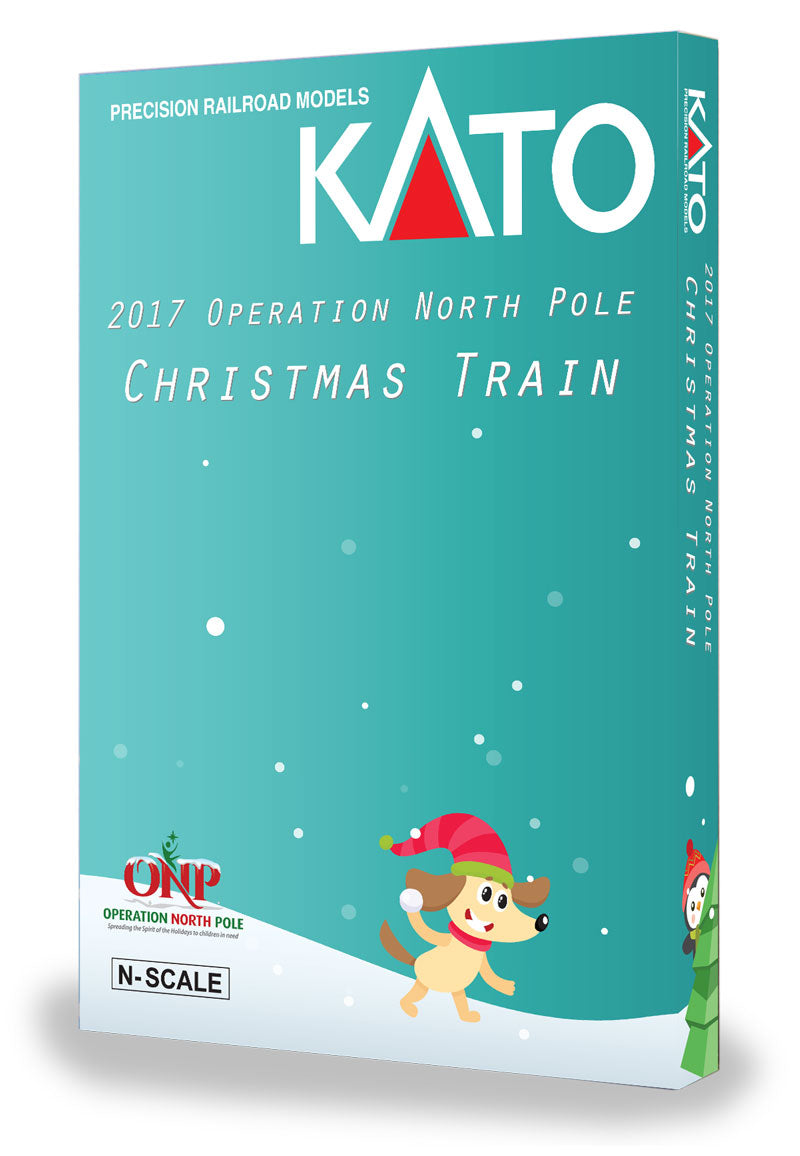 Kato 106-2017-DCC N Operation North Pole 2017 Christmas Train w/ DCC (Set of 6)