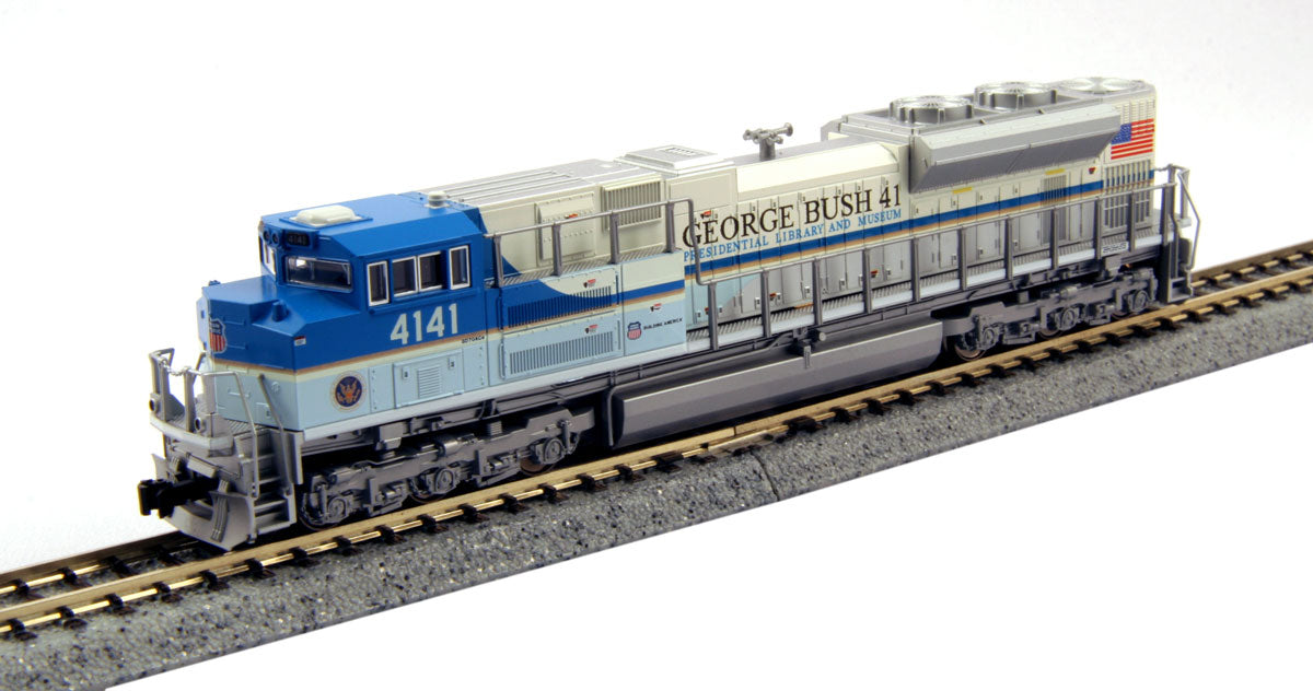 Kato 176-8411-LS N George Bush EMD SD70ACe Diesel Locomotive with LokSound #4141