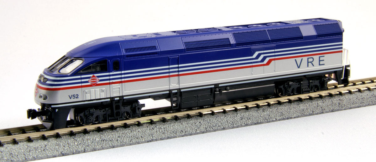 Kato 176-6126-DCC N Virginia Railway Express MP36PH Diesel Locomotive w/DCC #V52