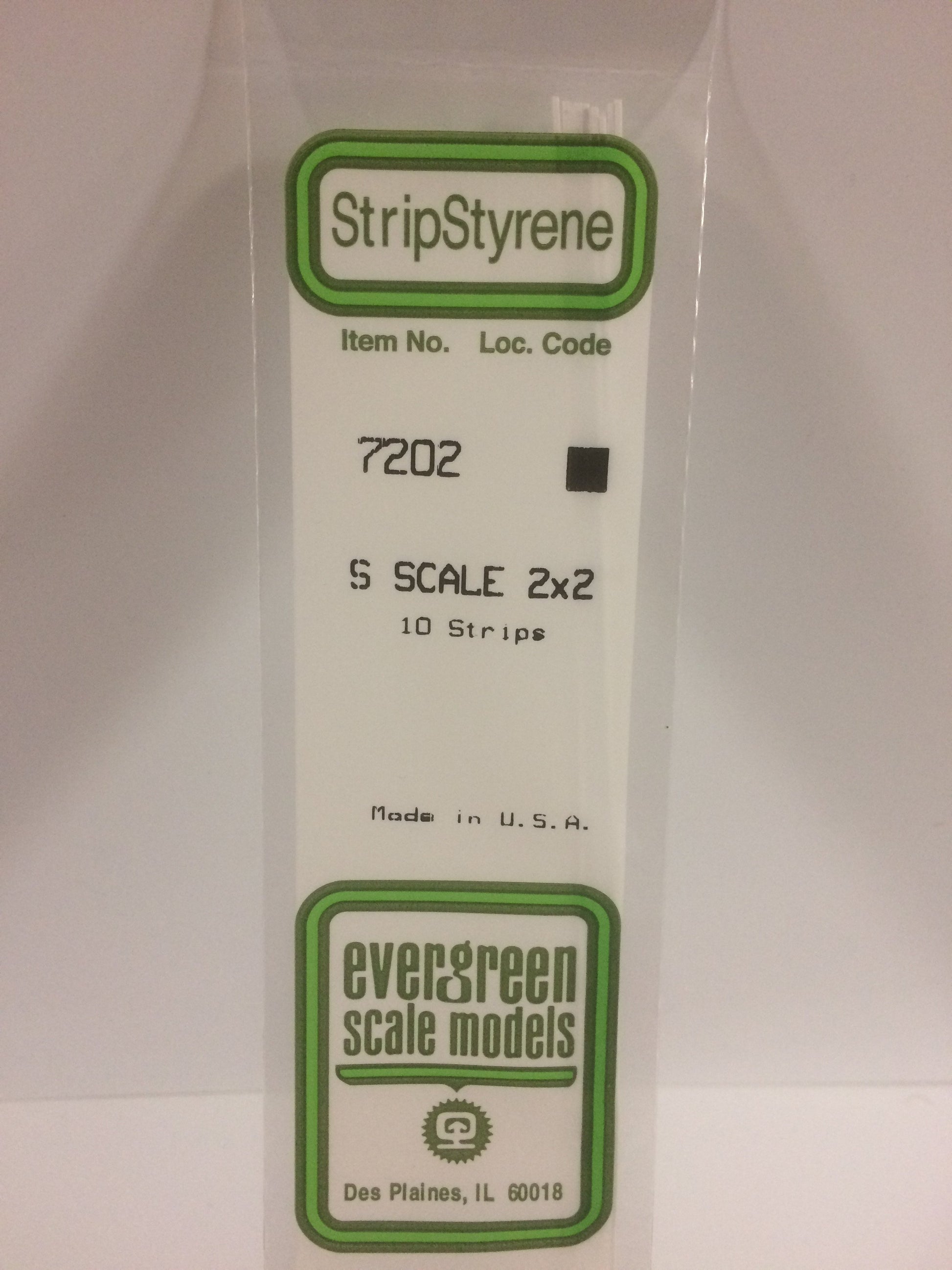 Evergreen Scale Models 7202 S .030