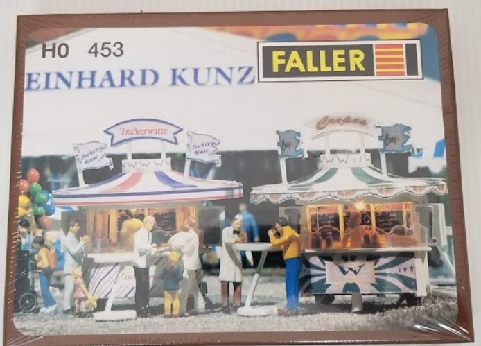 Faller 453 HO 2 Concession Booths Building Kit