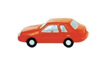 Plastruct 93643 O Polyethylene Plastic Shadow Automobiles (Pack of 2)