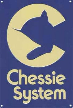 Microscale 10036 Chessie Systems Die-Cut Metal Sign