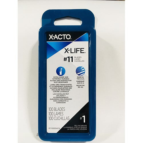 X-Acto 611 #11 X-Life Classic Fine Point Blades (Pack of 100)