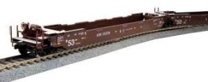 Kato 30-9053 HO Burlington Northern Santa Fe Gunderson Maxi-IV Well Car #253791