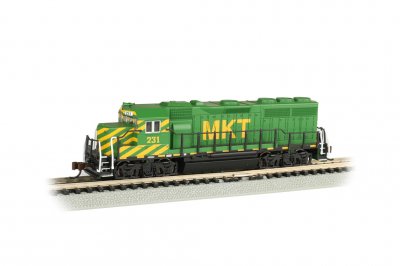 Bachmann 63570 N Missouri Kansas Texas GP40 Diesel Locomotive #231