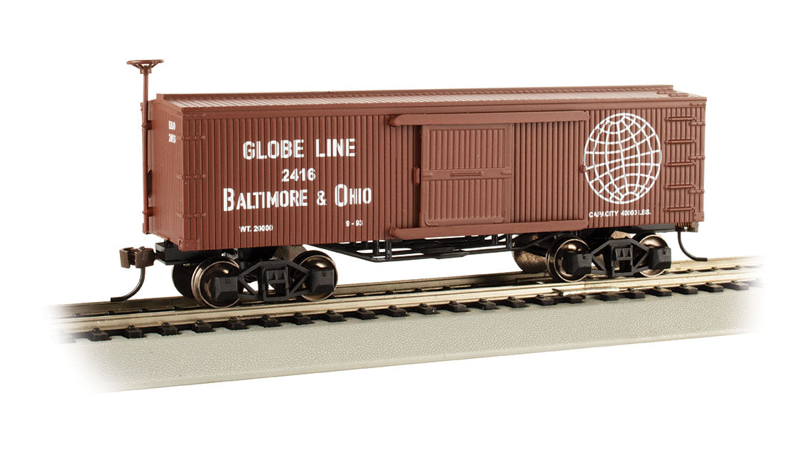 Bachmann 72311 HO Baltimore and Ohio Globe Line Old Time Box Car