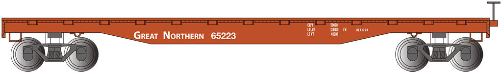 Bachmann 17305 HO Great Northern 52' Flat Car #65226