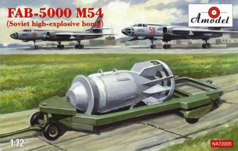 A Model from Russia NA72005 1:72 FAB-5000 M54 Bomb Plastic Model Kit