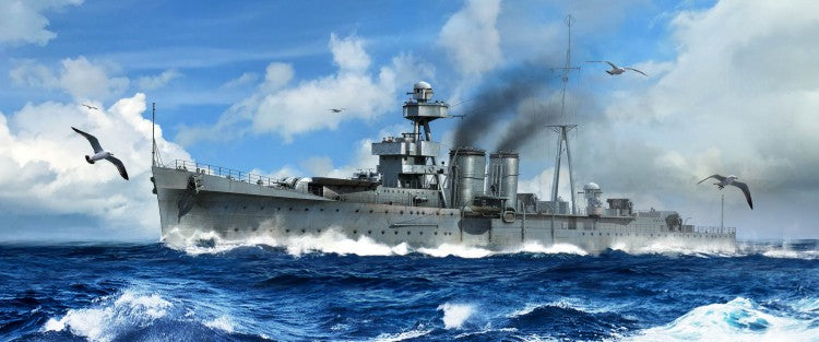 Trumpeter 05362 1:350 HMS Calcutta British Light Cruiser Plastic Model Kit