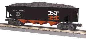 MTH 30-75670 O New Haven RailKing 4-Bay Hopper Car #81020