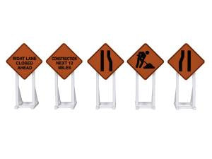 Lionel 2030240 O Construction Signs (Set of 5)