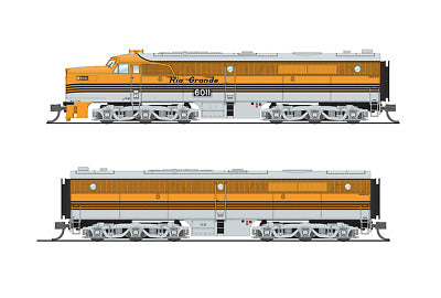 Broadway Limited 3842 N Denver & Rio Grande Western Alco PA/PB Diesel Locomotive