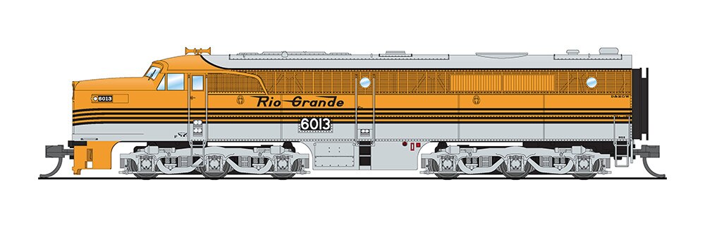Broadway Limited 3843 N Denver & Rio Grande Western Alco PA Diesel Locomotive