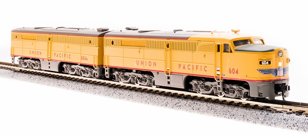 Broadway Limited 3855 N Union Pacific Alco PA/PB Diesel Set #604/604B w DCC