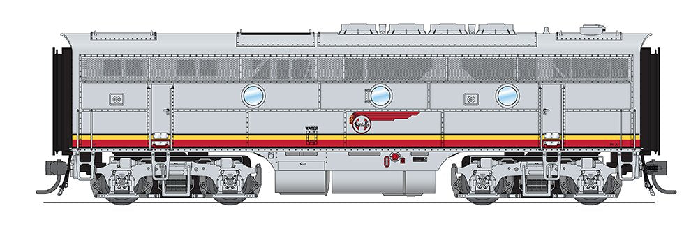 Broadway Limited 4827 HO Santa Fe EMD F3B Diesel Locomotive Sound/DCC #18B