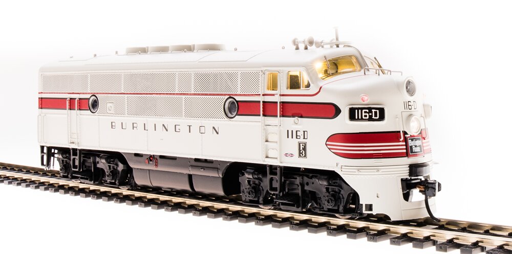 Broadway Limited 4828 HO Chicago,Burlington & Quincy EMD F3A Diesel Loco #116-D