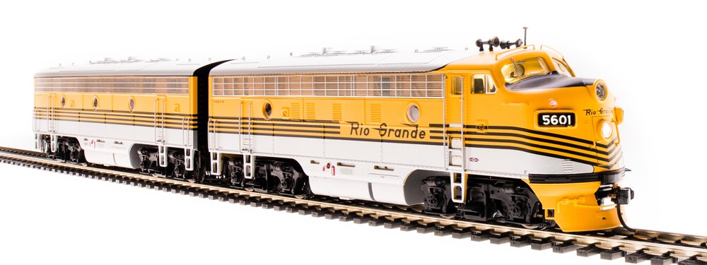 Broadway Limited 4844 HO Denver & Rio Grande Western F7 A/B Sound/DCC #5601/5602