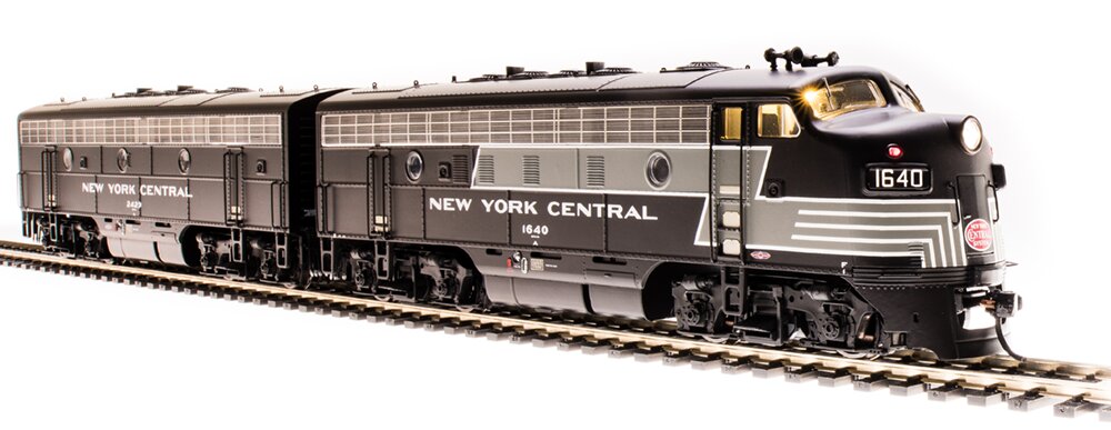 Broadway Limited 4846 HO New York Central F7 A/B Diesel Locomotive #1640/2420