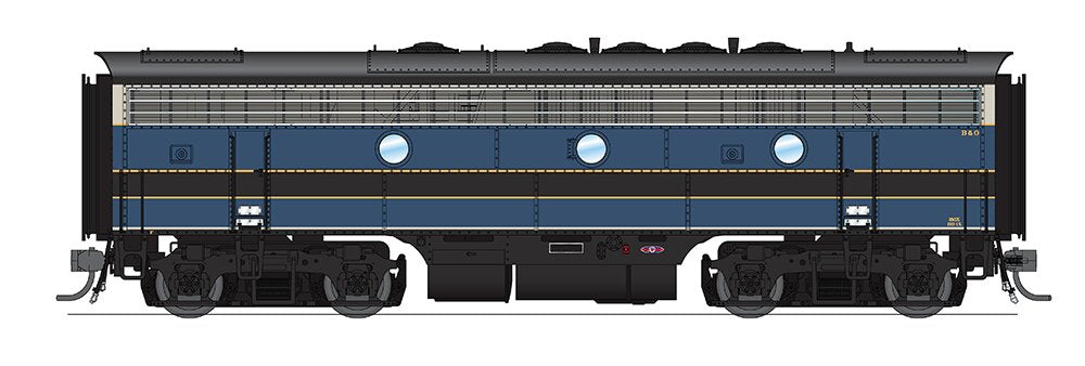 Broadway Limited 4853 HO Baltimore & Ohio F7B Diesel Locomotive Sound/DCC 182X