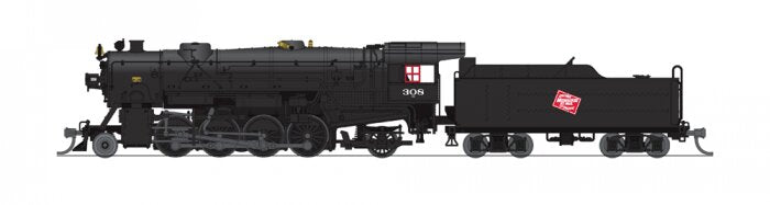 Broadway Limited 5957 N Milwaukee USRA Heavy Mikado Steam Loco Sound/DCC #376