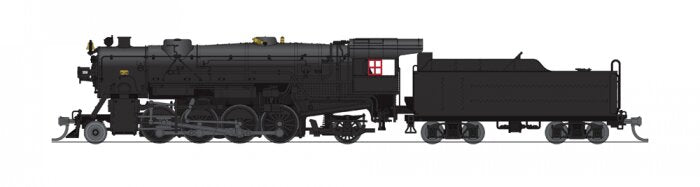 Broadway Limited 5964 N Undecorated USRA Heavy Mikado Steam Locomotive Sound/DCC