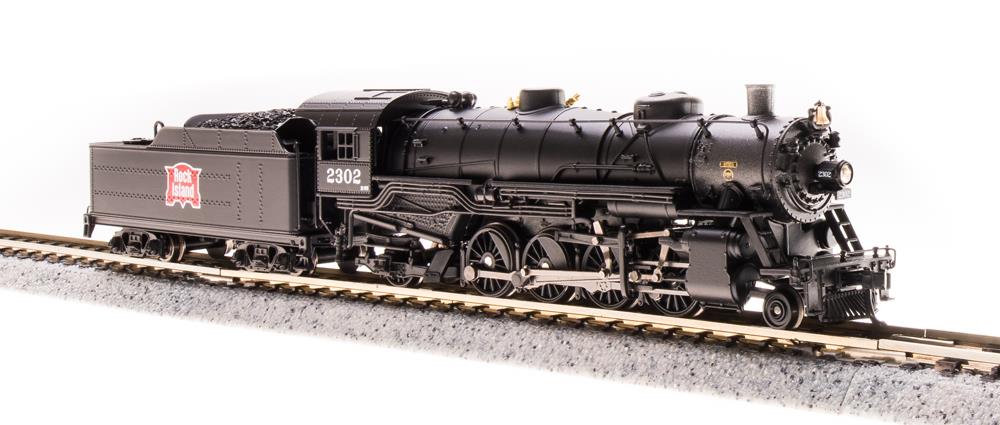 Broadway Limited 5978 N Rock Island USRA Light Mikado Steam Locomotive #2302