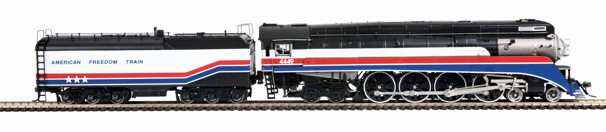 MTH 80-3279-1 HO American Freedom 4-8-4 GS-4 Steam Locomotive #4449 with PS 3.0
