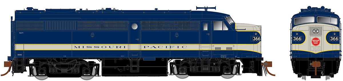 Rapido Trains 21582 HO Missouri Pacific Alco FPA-2 Diesel Loco  DCC/Sound #366