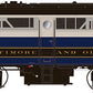 Rapido Trains 22002 HO Baltimore & Ohio Alco FB-2 Ph.Ib Diesel Locomotive #5012