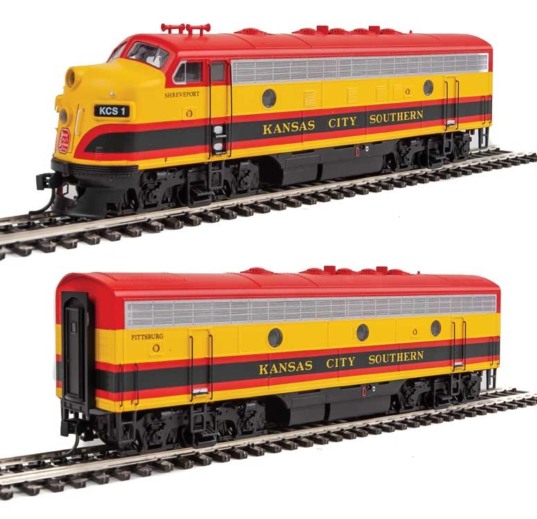 Walthers 910-19952 HO KCS F7 A-B Diesel Locomotive with Sound & DCC #1,3