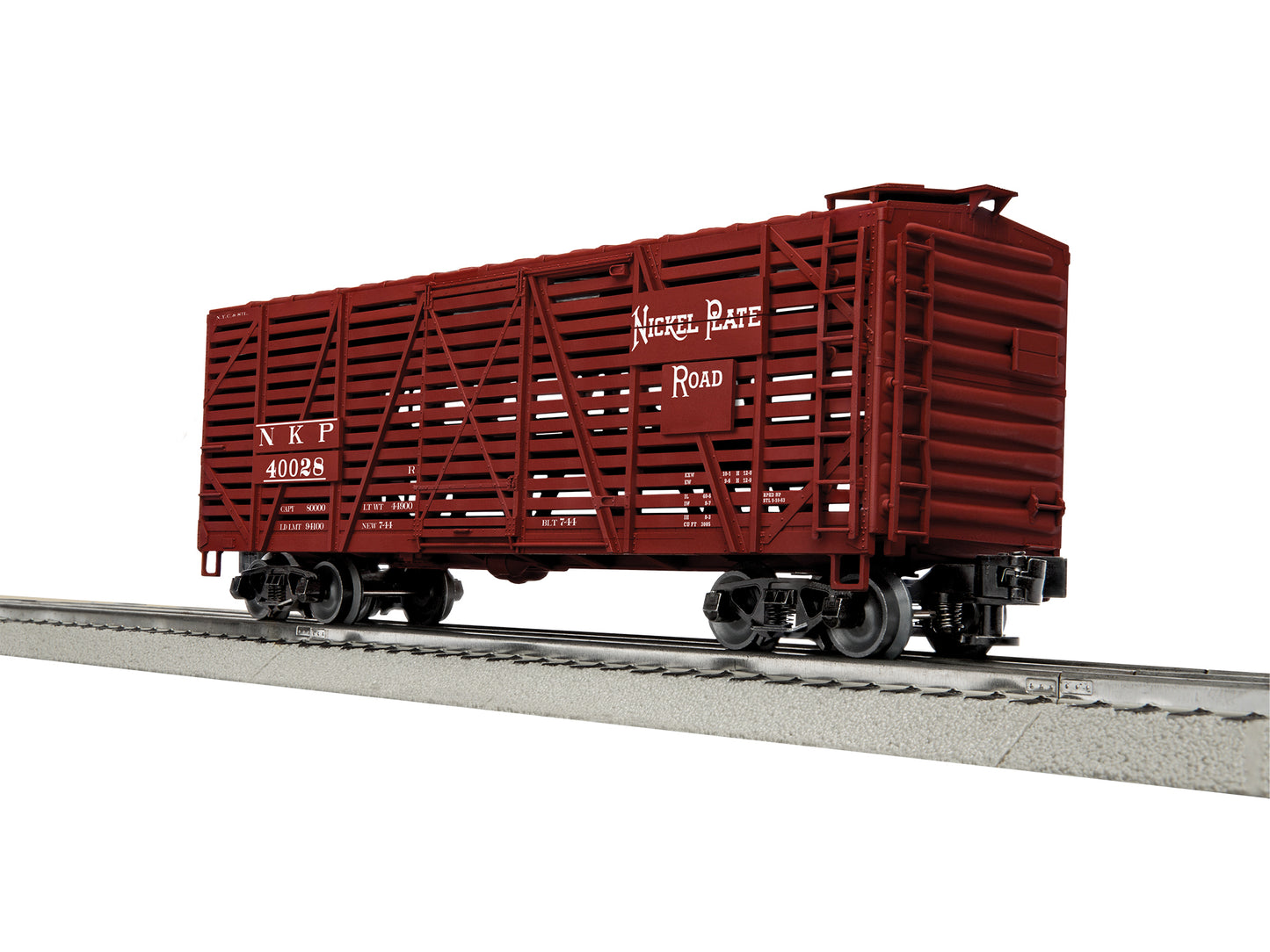 Lionel 3-17270 O Nickel Plate Road LionScale Stock Car (Pack of 6)