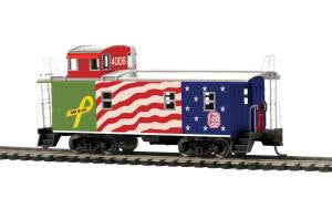 MTH 85-77017 HO Scale Kansas City Southern Steel Caboose #4006