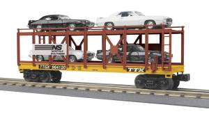 MTH 30-76816 O Norfolk Southern Auto Carrier Flatcar w/4 '69 Firebirds #96964120