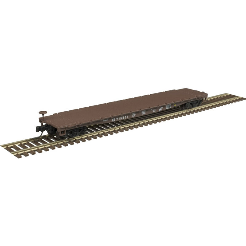 Atlas 50005155 N Conrail 53' 6" Flat Car #715531