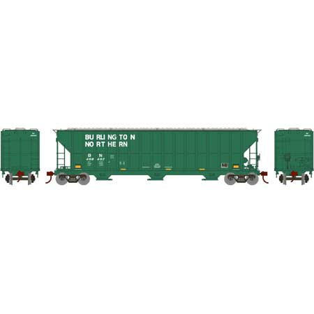 Athearn 81753 HO BN/Bland FMC 4700 RTR Covered Hopper Car #460402