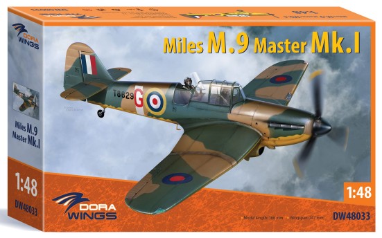 Dora Wings DW48033 1:48 Miles M.9 Master Mk. I Aircraft Plastic Model Kit