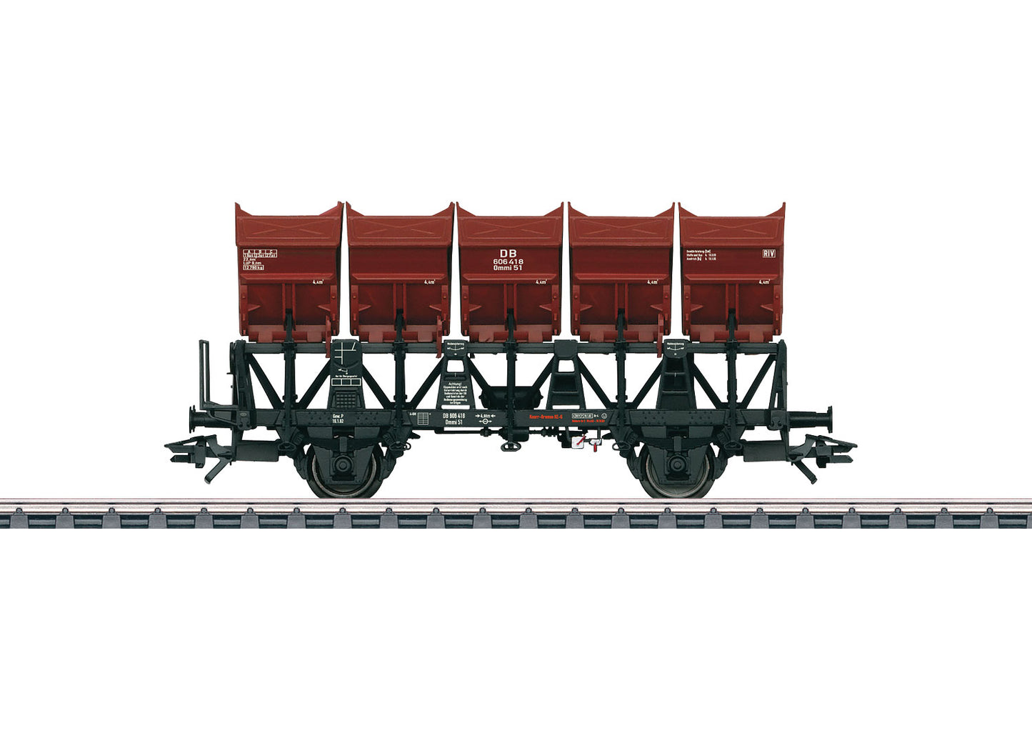 Marklin 46355 HO German Federal Railroad DB Type Ommi 51 Dump Car