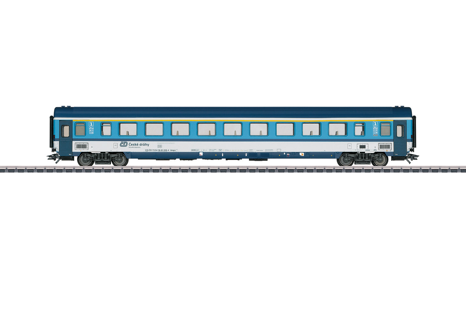 Marklin 43762 HO Czech State RR CDtype Apmz 143 1st Class Passenger Car
