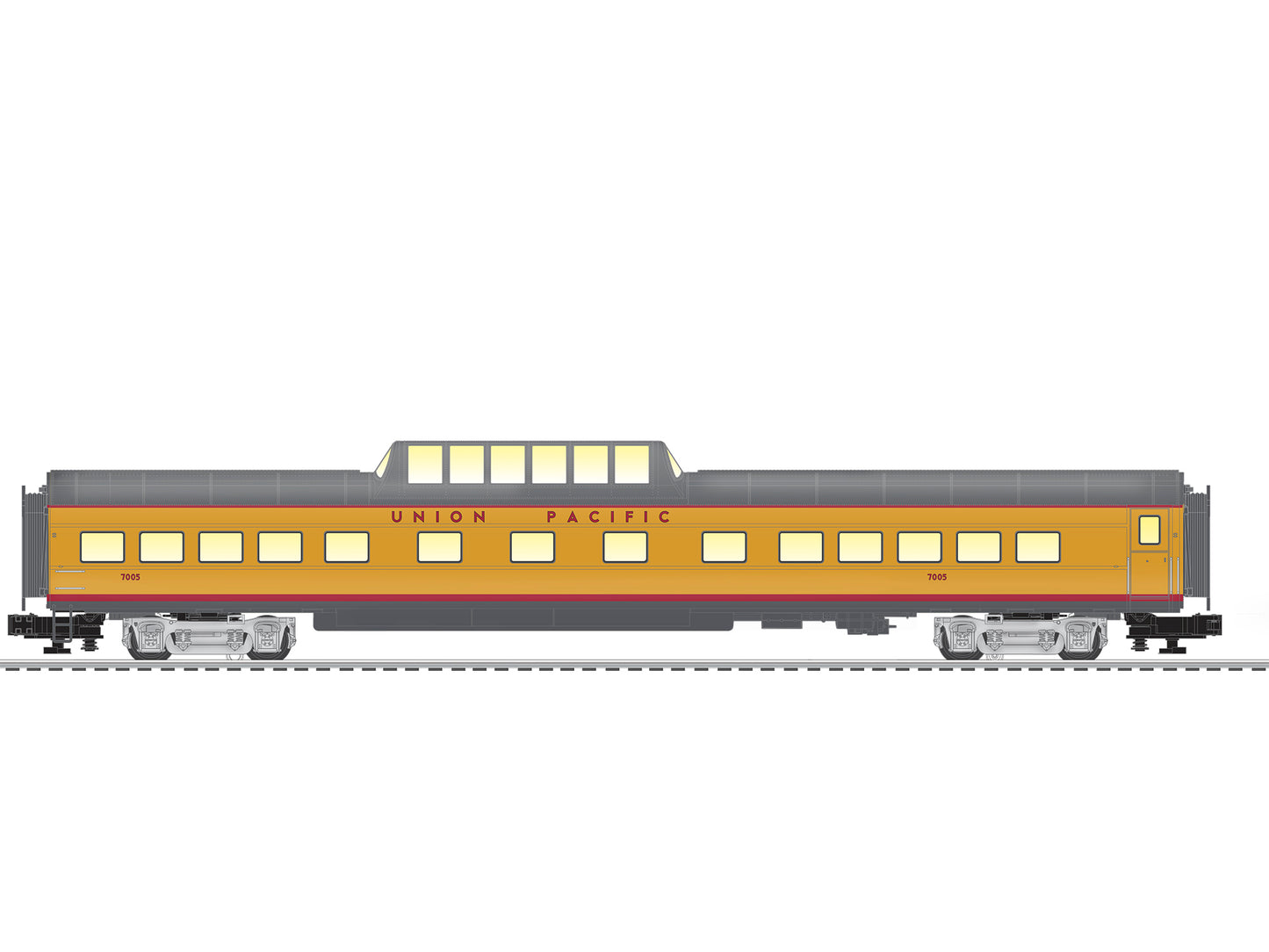 Lionel 2027270 Union Pacific Challenger VistaVision Dome Car #7005