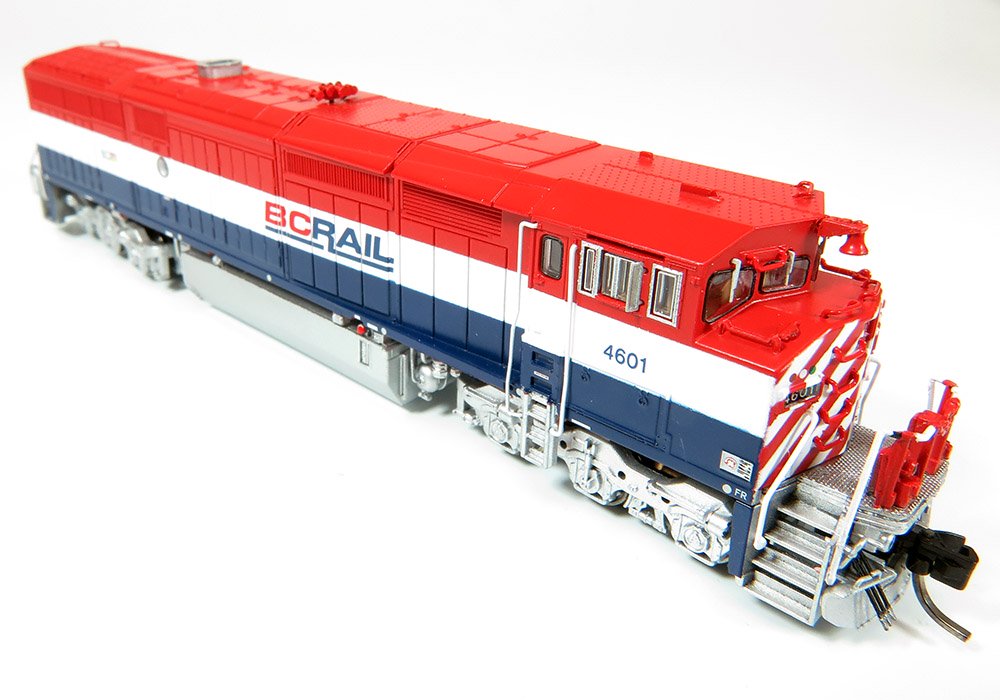 Rapido Trains 540017 N BC Rail GE Dash 8-40CM Diesel Locomotive #4601
