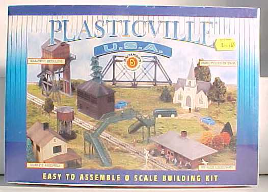 Plasticville 45988 O Railroad People Figures With Paint & Paintbrush