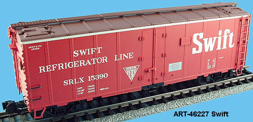 Aristo-Craft 46227 G Scale Swift Steel Reefer Car