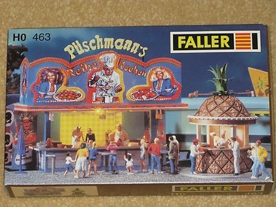 Faller 463 HO Fairground Booths Building Kit