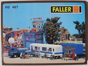 Faller 467 HO Amusement Park Trailers Building Kit