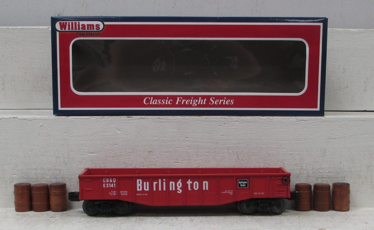 Williams 47207 Burlington Gondola w/Barrels